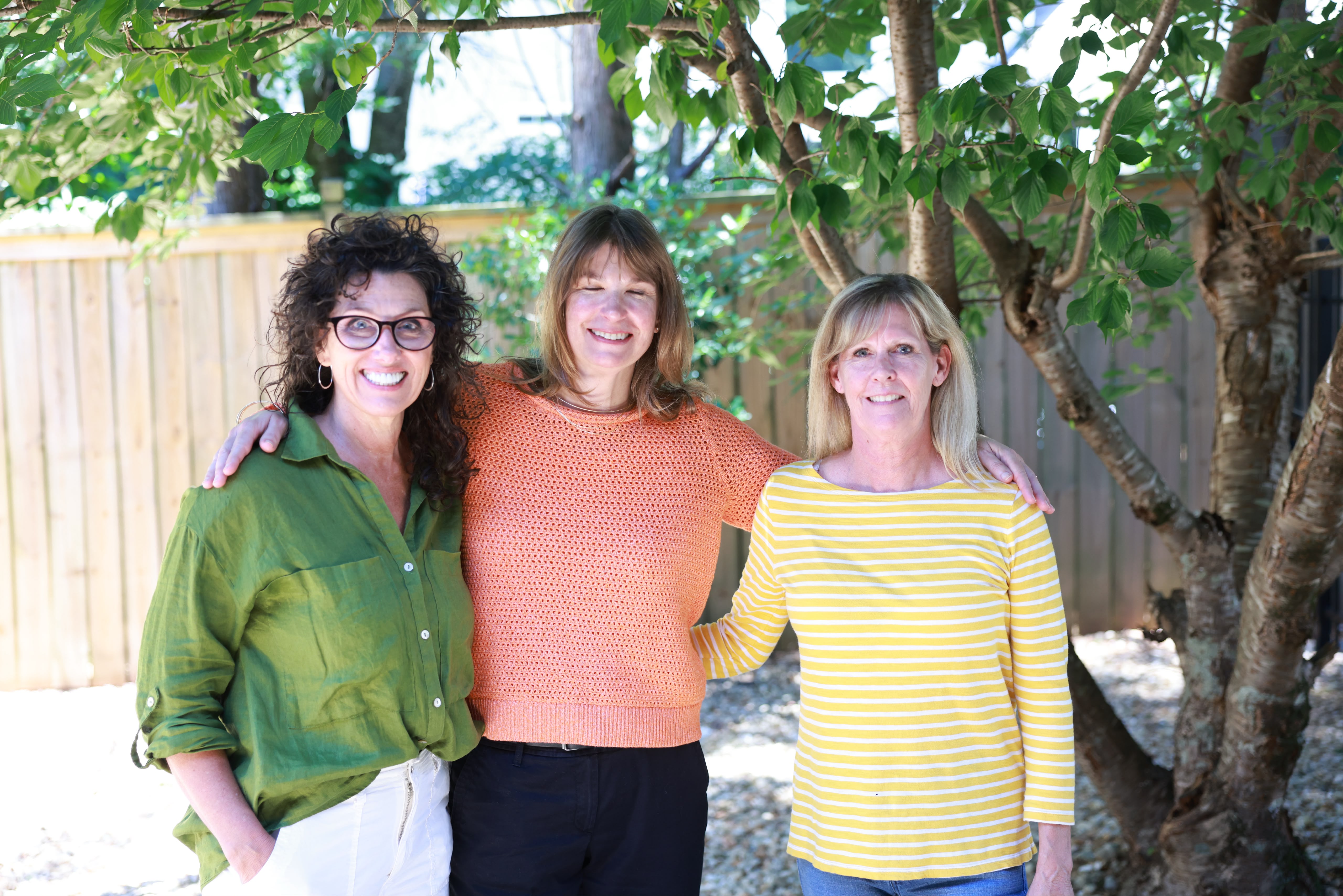 The Warrior Bride Ministries volunteer team gathered together from the team photoshoot
